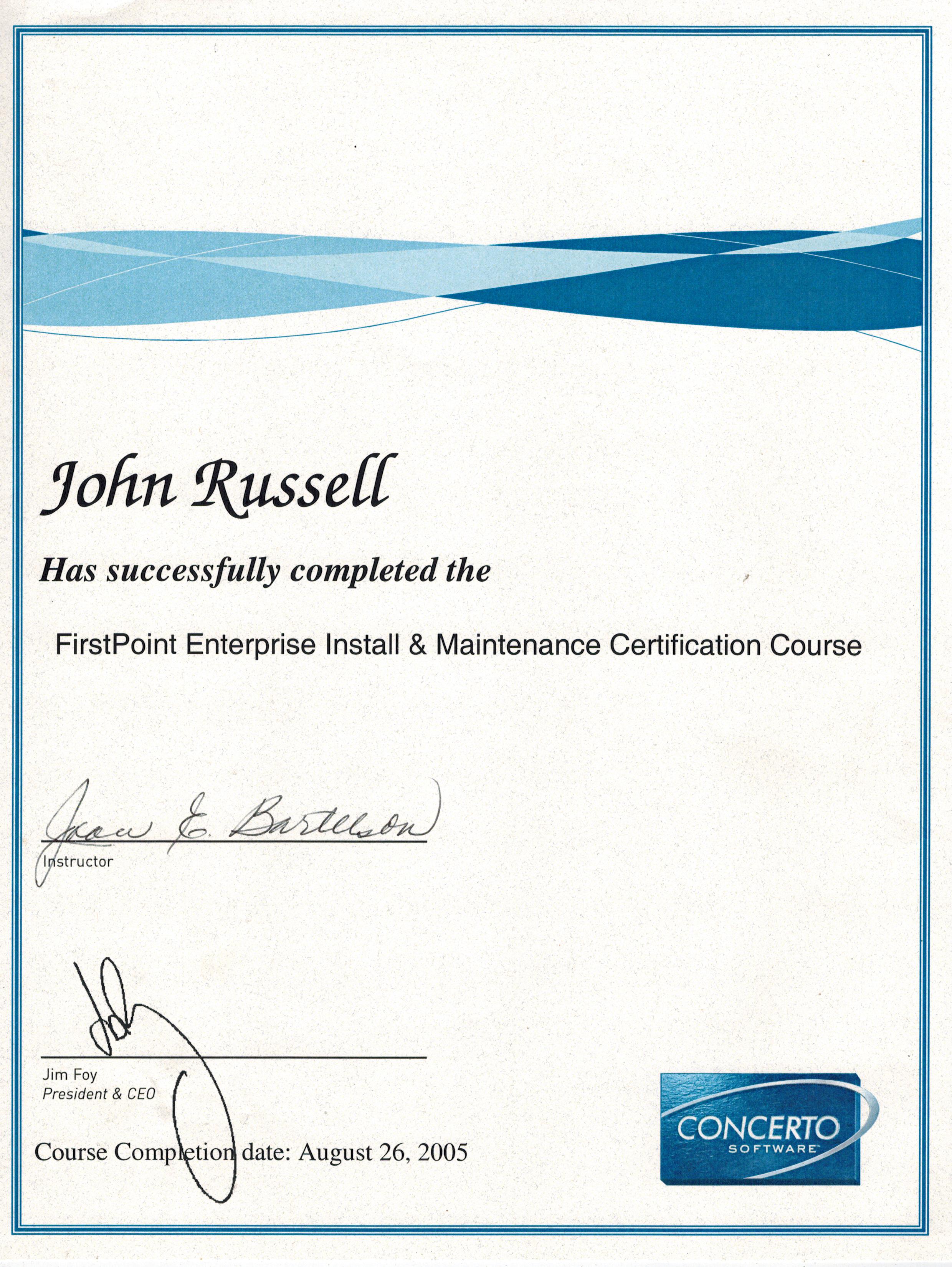 Certificate image